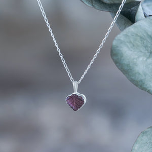 Tourmaline Leaf Necklace - Gardens of the Sun | Ethical Jewelry