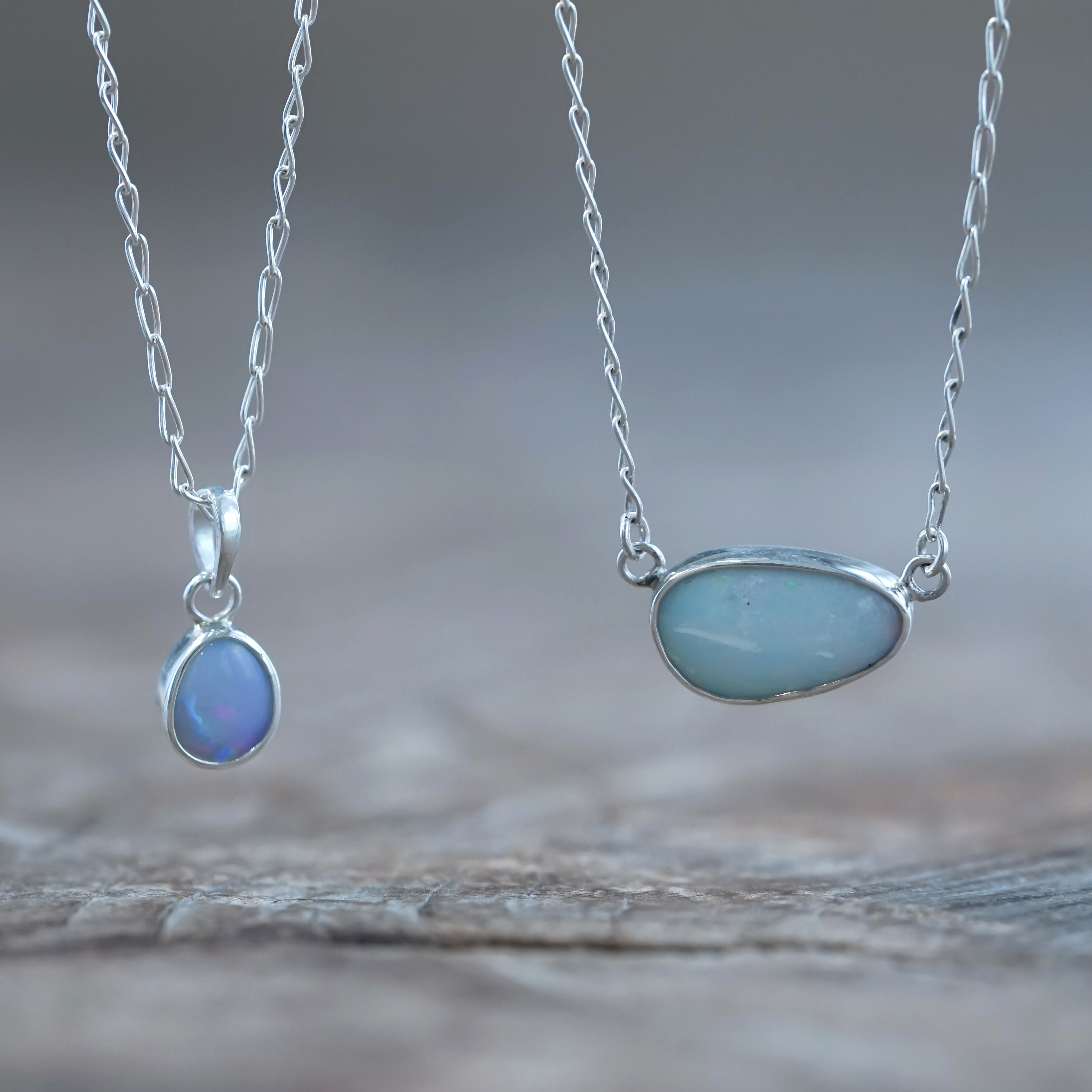Opal, Aquamarine and Tourmaline Pendant | bazaar