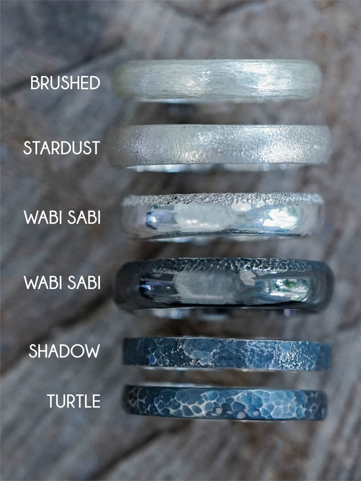 Wabi Sabi Organic Wedding Band in Silver - Gardens of the Sun | Ethical Jewelry