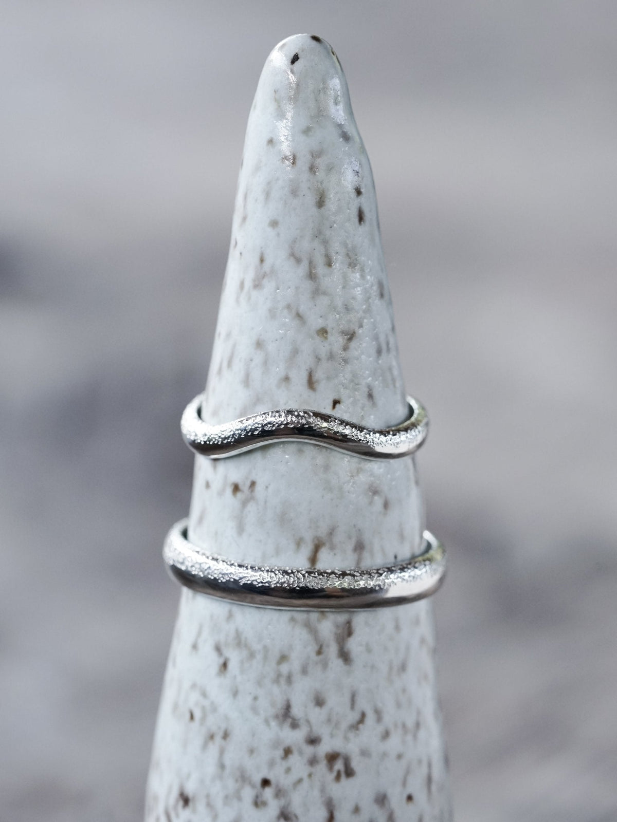 Wabi Sabi Organic Wedding Band in Silver - Gardens of the Sun | Ethical Jewelry