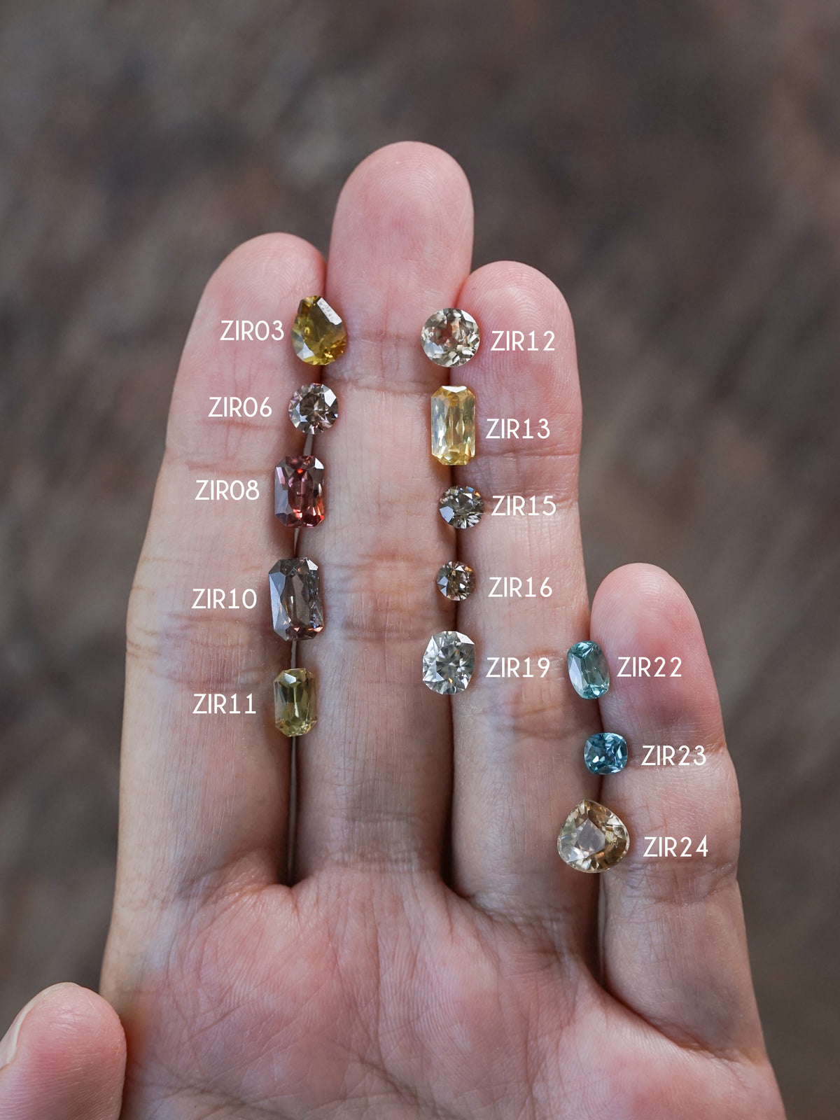 Custom Zircon Ring in Gold