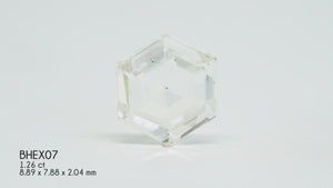 Custom Brilliant Cut Hexagon Diamond Ring - Gardens of the Sun | Ethical Jewelry