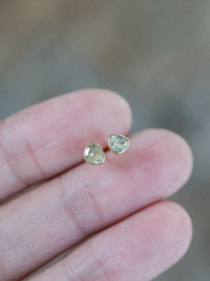 Borneo Diamond Earrings in Ethical Gold - Gardens of the Sun | Ethical Jewelry