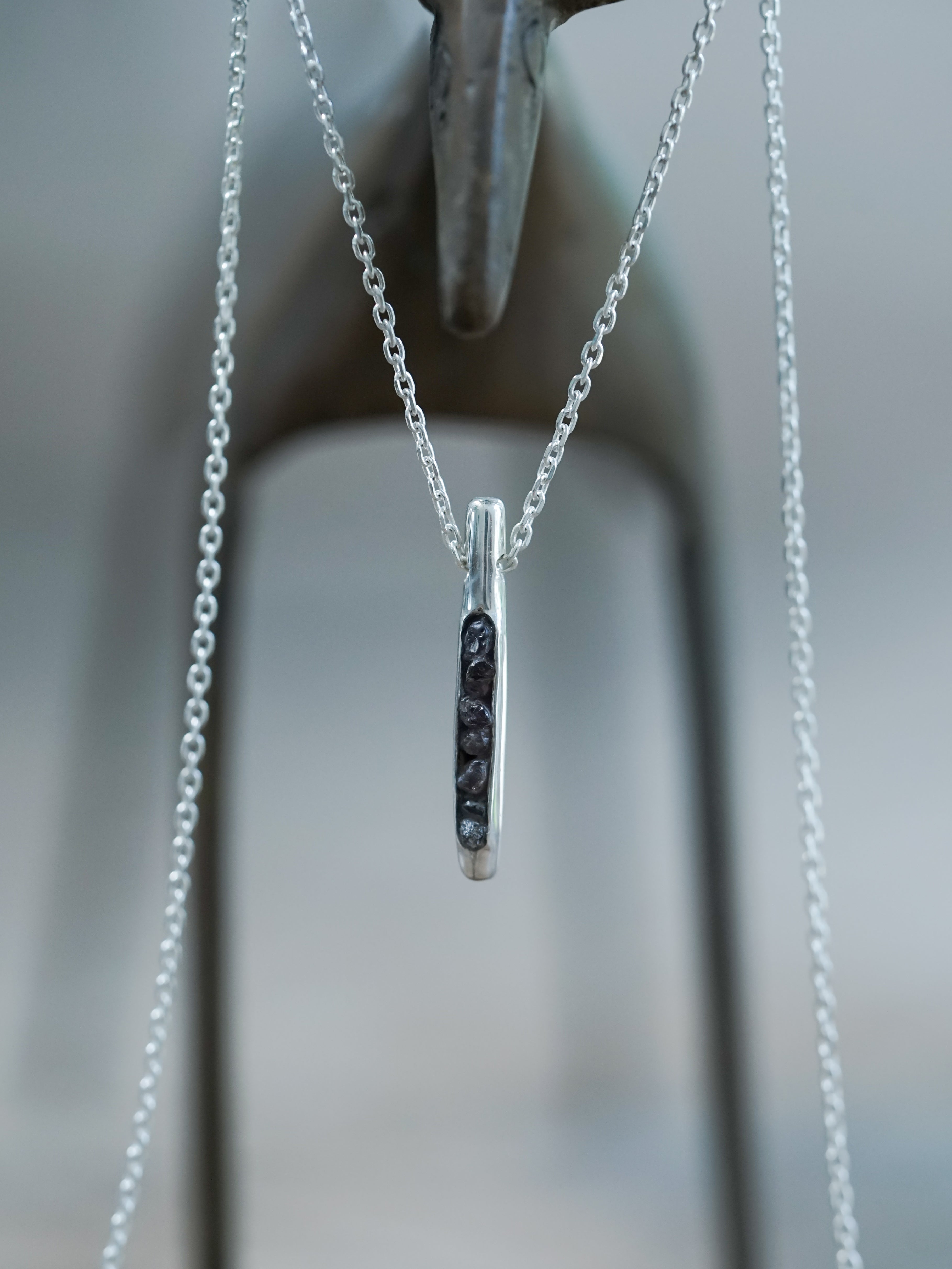 Natural Blue Sapphire Necklace Pendant Jewelry For Women Men Healing Luck  Gift Crystal Silver Stone Beads Reiki Gemstone Aaaaa - Pendants - AliExpress
