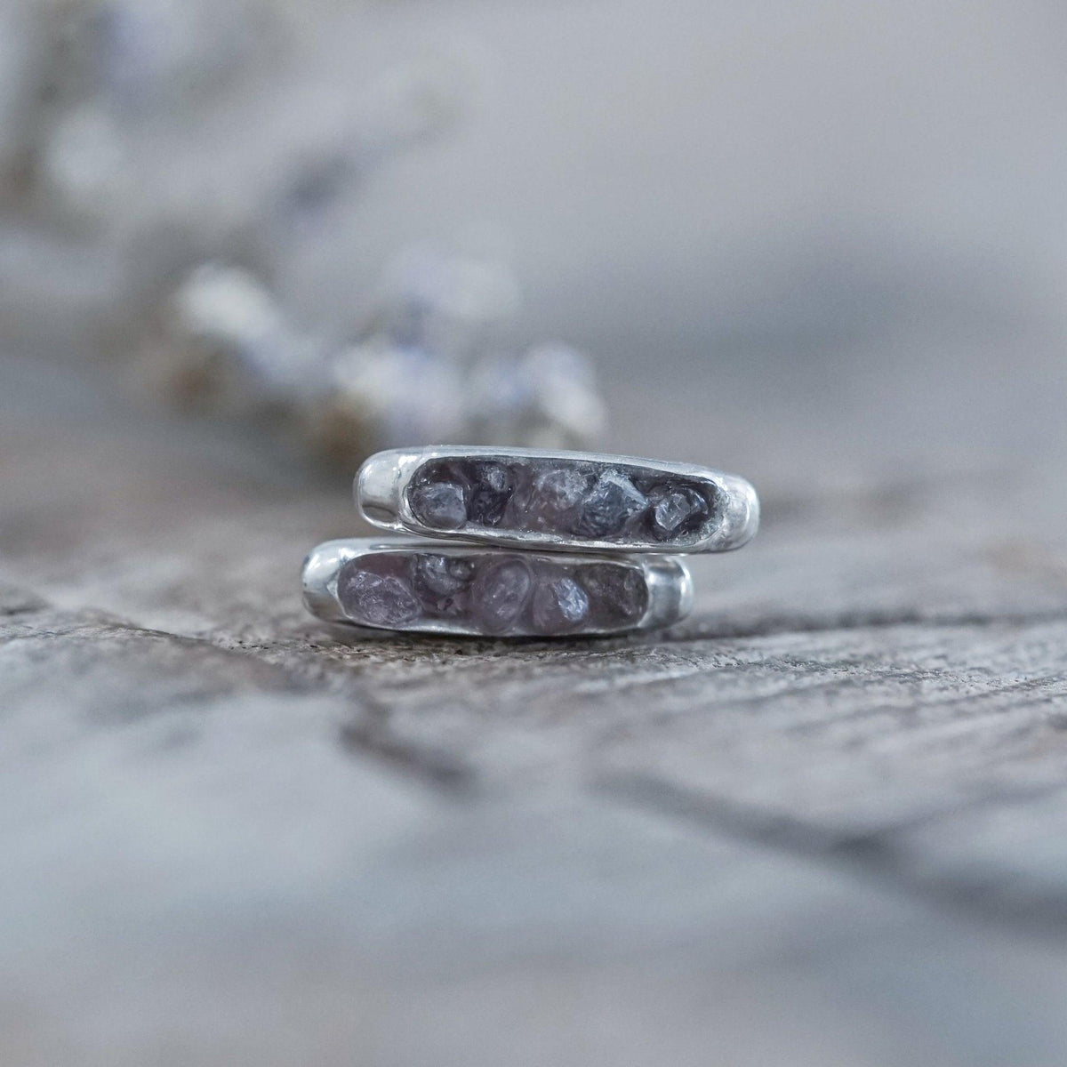 Borneo Sapphire Hidden Gems Earrings