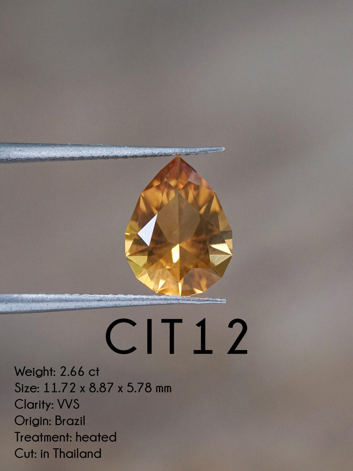 Custom Citrine Ring in Gold - Gardens of the Sun | Ethical Jewelry