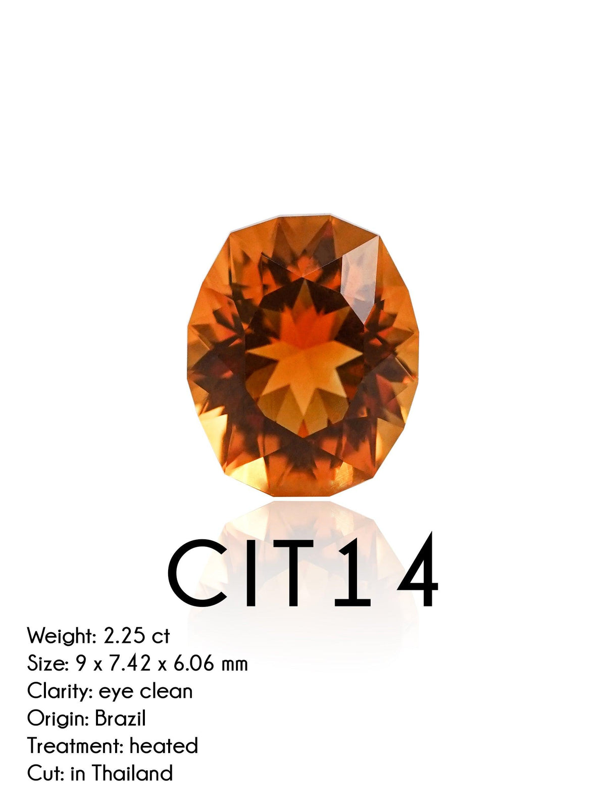 Custom Citrine Ring in Gold - Gardens of the Sun | Ethical Jewelry