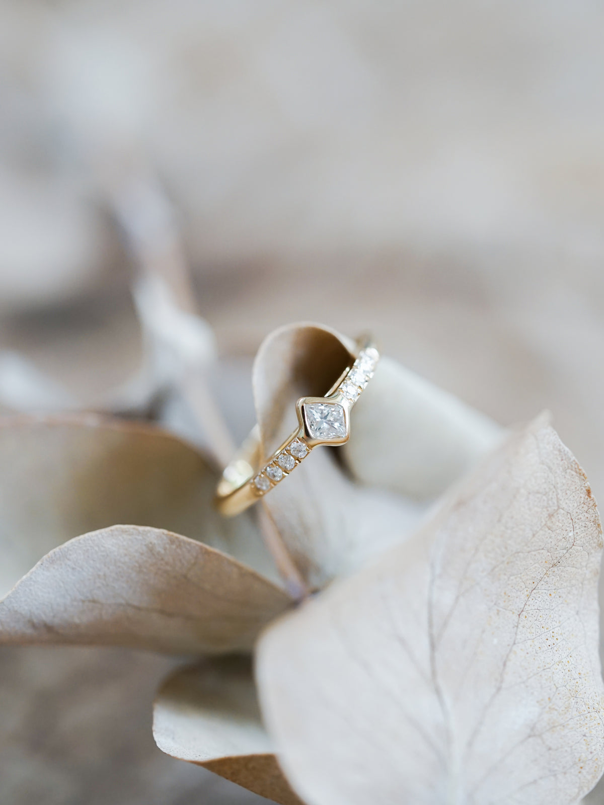 Canadian Kite Diamond Ring in Gold - Size 4.5 - Gardens of the Sun | Ethical Jewelry