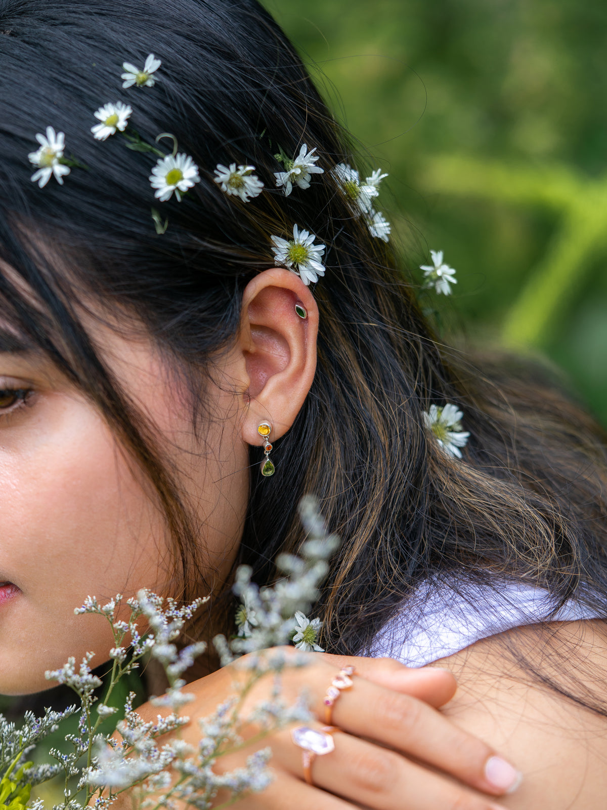 Forest Gemstone Earring Bundle - Gardens of the Sun | Ethical Jewelry