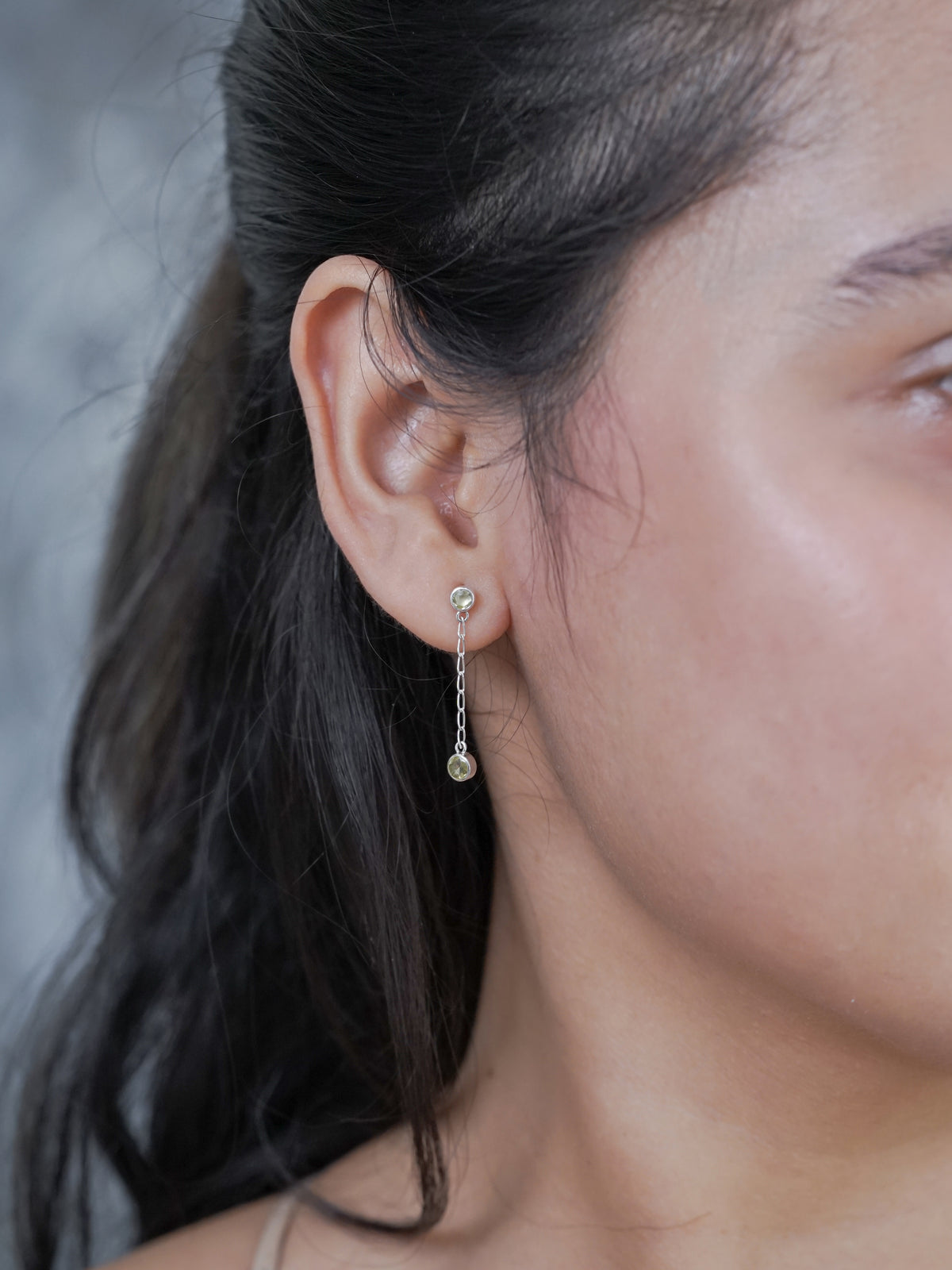 Dangling Sapphire Earrings - Gardens of the Sun | Ethical Jewelry