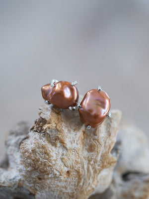 Freshwater Pearl Stud Earrings