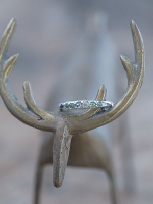 Montana Sapphire Ring with Hidden Gems in Eco Gold - Gardens of the Sun | Ethical Jewelry