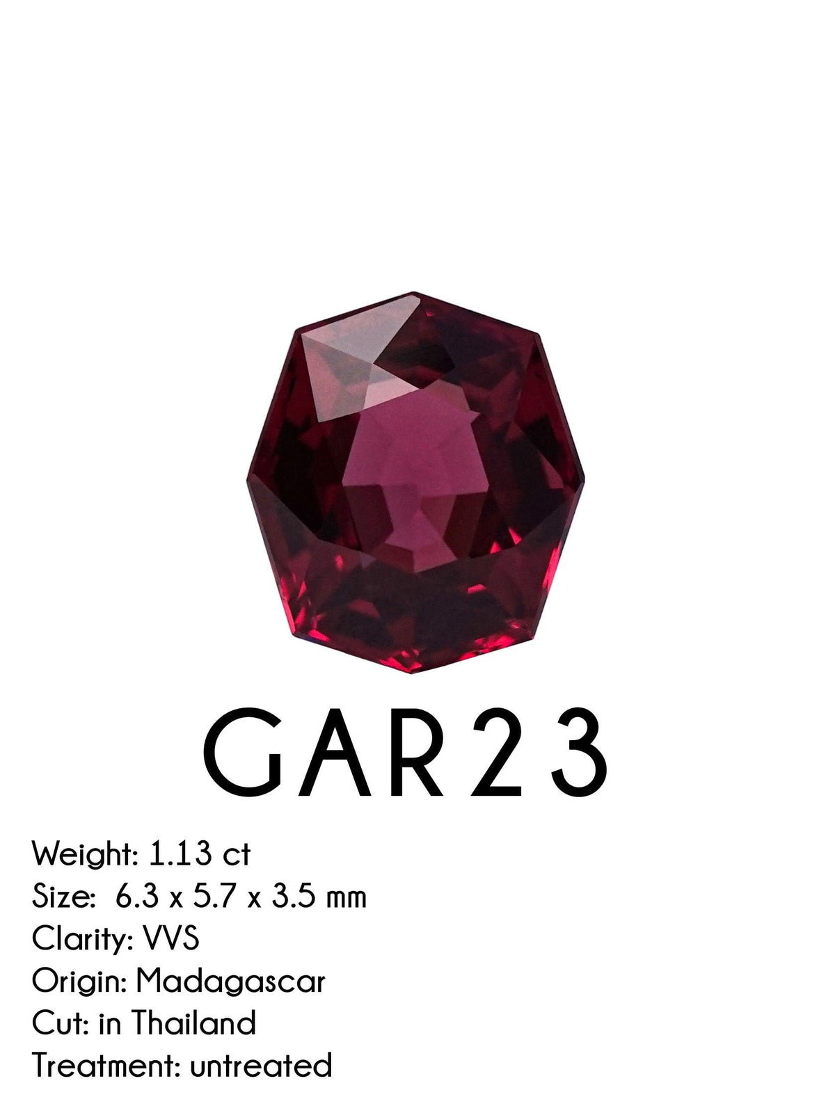 Custom Garnet Ring in Gold - Gardens of the Sun | Ethical Jewelry