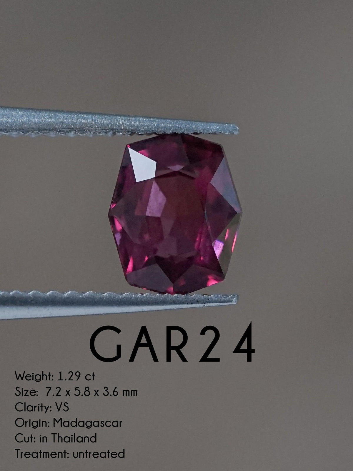 Custom Garnet Ring in Gold - Gardens of the Sun | Ethical Jewelry