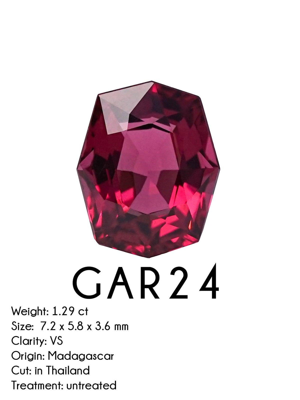 Custom Garnet Ring in Gold - Gardens of the Sun | Ethical Jewelry