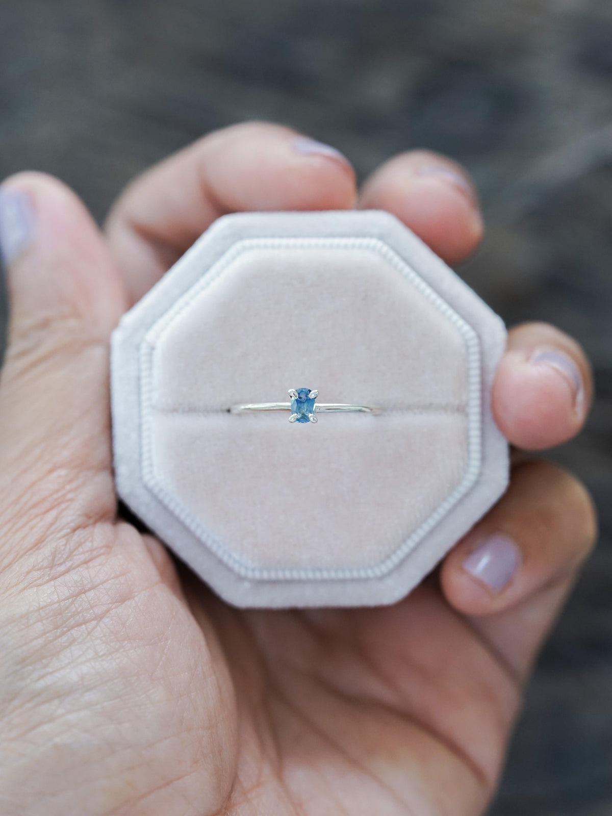 Bicolor Sapphire Ring - Gardens of the Sun | Ethical Jewelry
