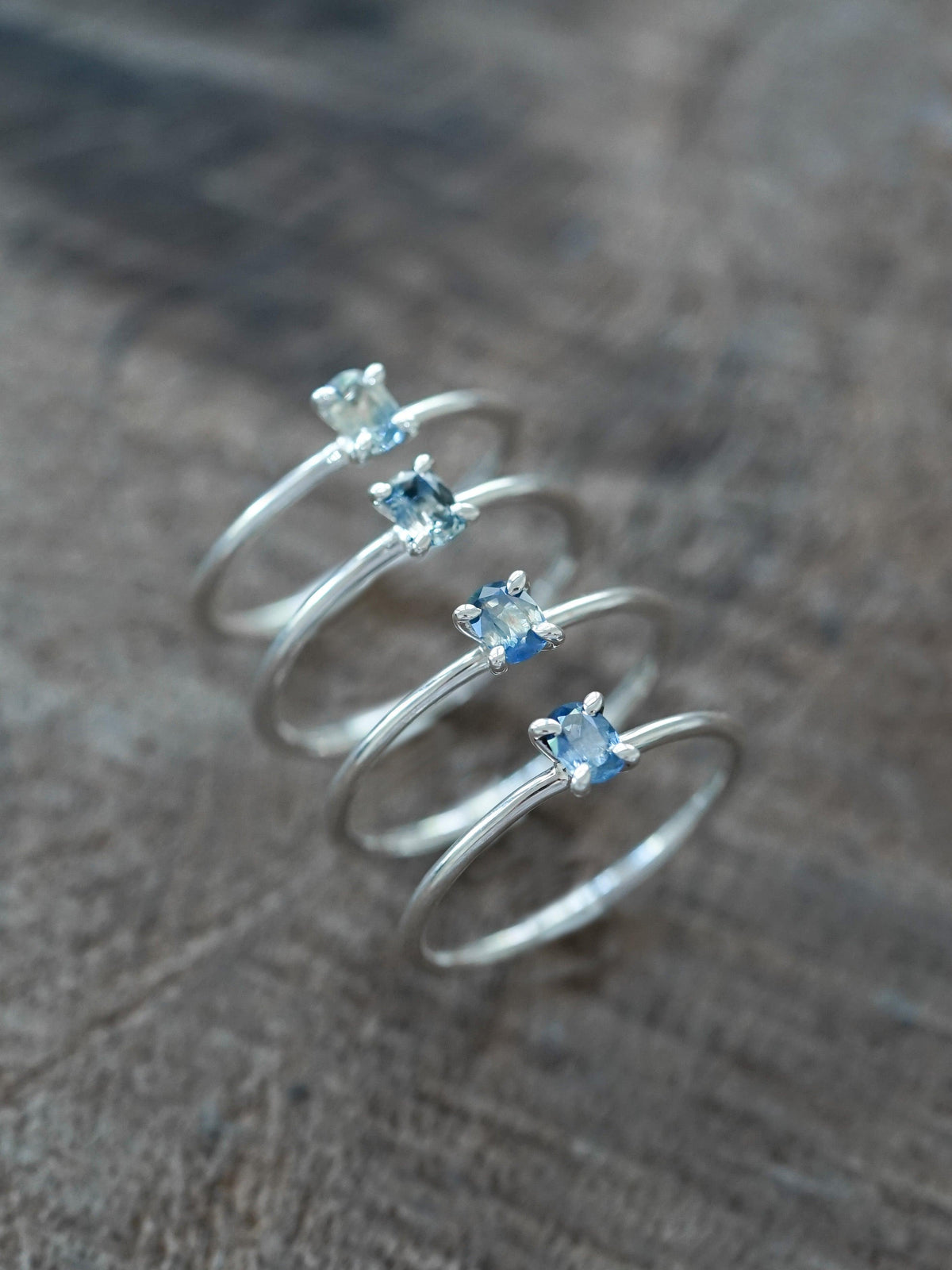 Bicolor Sapphire Ring - Gardens of the Sun | Ethical Jewelry