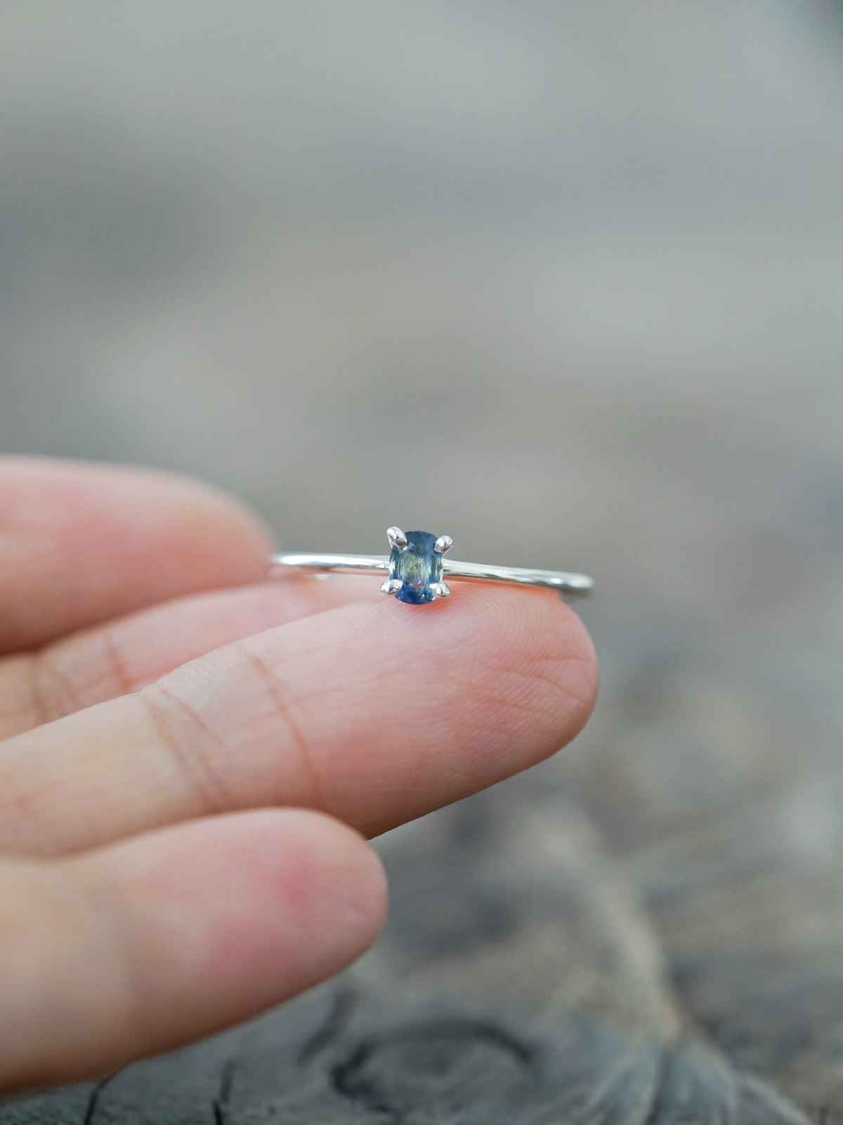 Bicolor Sapphire Ring - Gardens of the Sun | Ethical Jewelry
