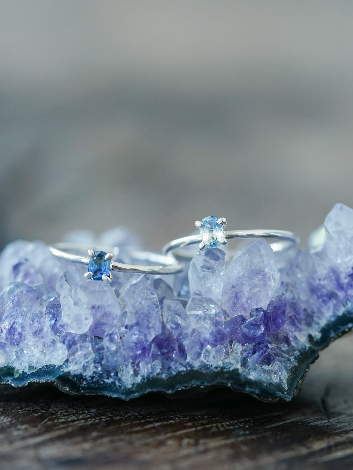 Bicolor Sapphire Ring - Gardens of the Sun | Ethical Jewelry