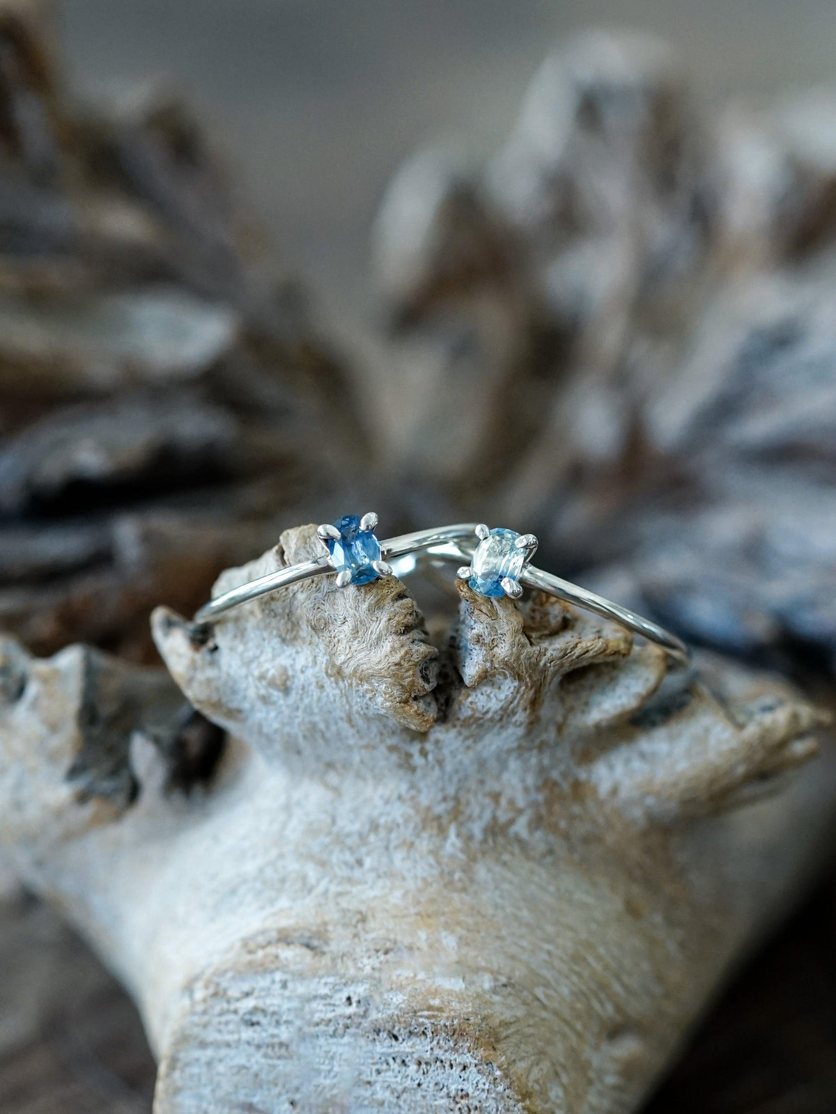 Bicolor Sapphire Ring - Gardens of the Sun | Ethical Jewelry