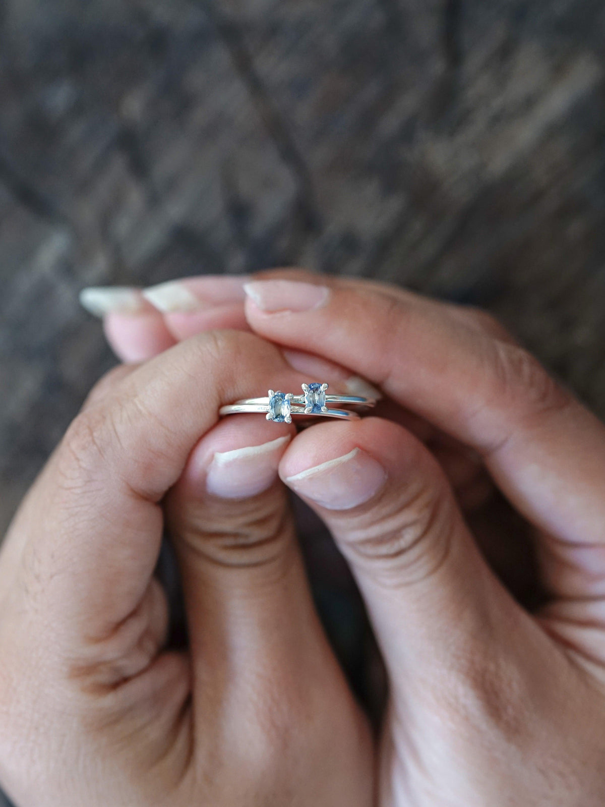 Bicolor Sapphire Ring - Gardens of the Sun | Ethical Jewelry