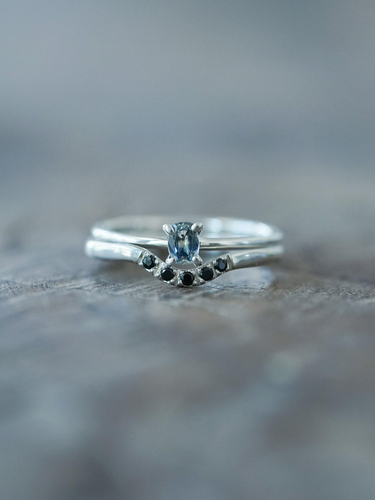 Bicolor Sapphire Ring - Gardens of the Sun | Ethical Jewelry