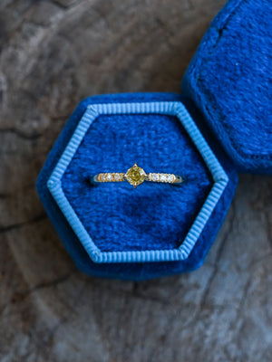 Geo Borneo Diamond Ring in Eco Gold - Gardens of the Sun | Ethical Jewelry