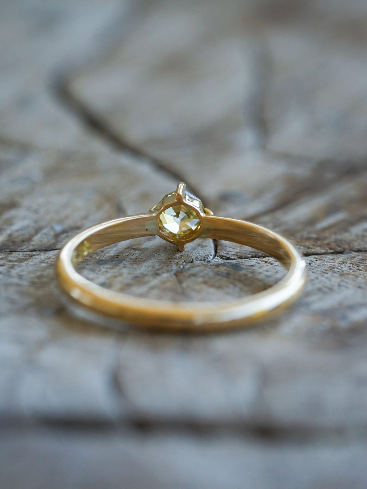 Geo Borneo Diamond Ring in Eco Gold - Gardens of the Sun | Ethical Jewelry