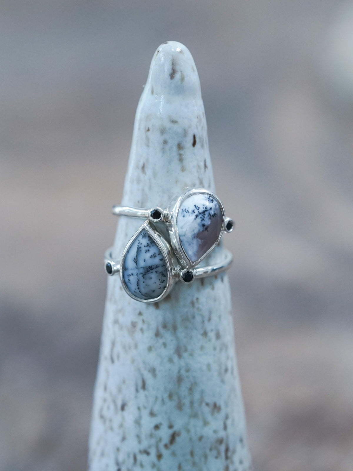Dendritic Agate Ring - Gardens of the Sun | Ethical Jewelry