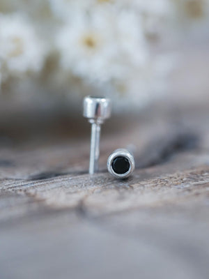 Black Spinel Earrings - Gardens of the Sun | Ethical Jewelry