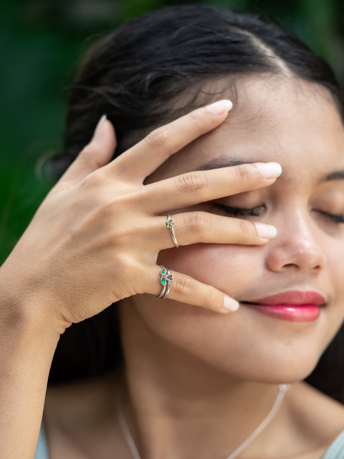 Sapphire Flower Ring - Gardens of the Sun | Ethical Jewelry