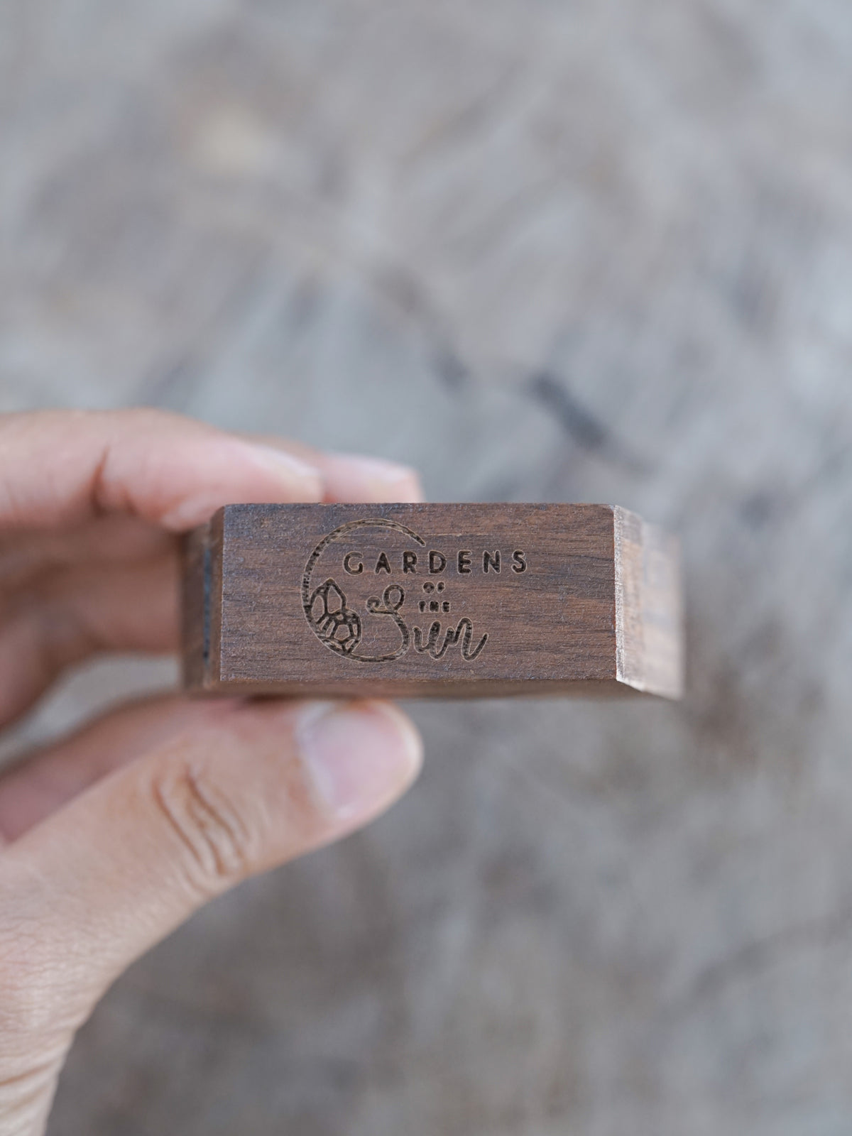 Trapezoid Wooden Ring Box - Gardens of the Sun Jewelry