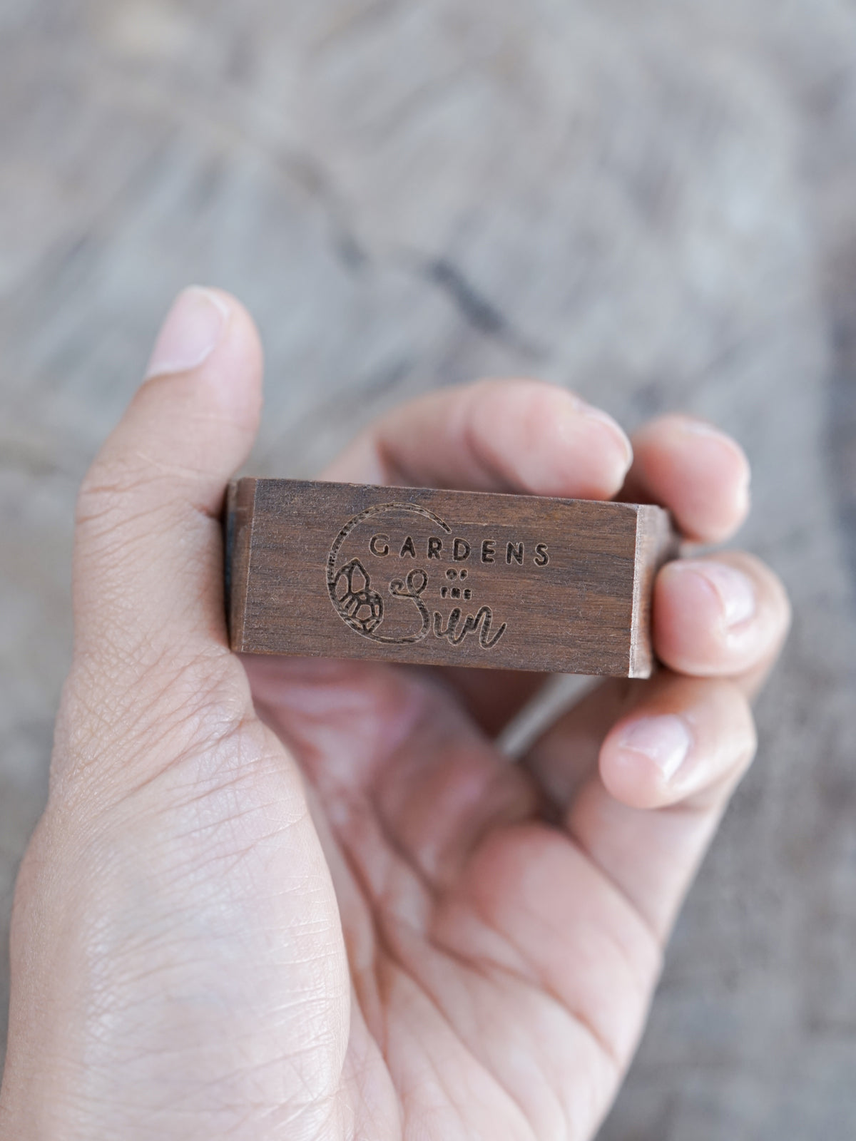 Trapezoid Wooden Ring Box - Gardens of the Sun Jewelry