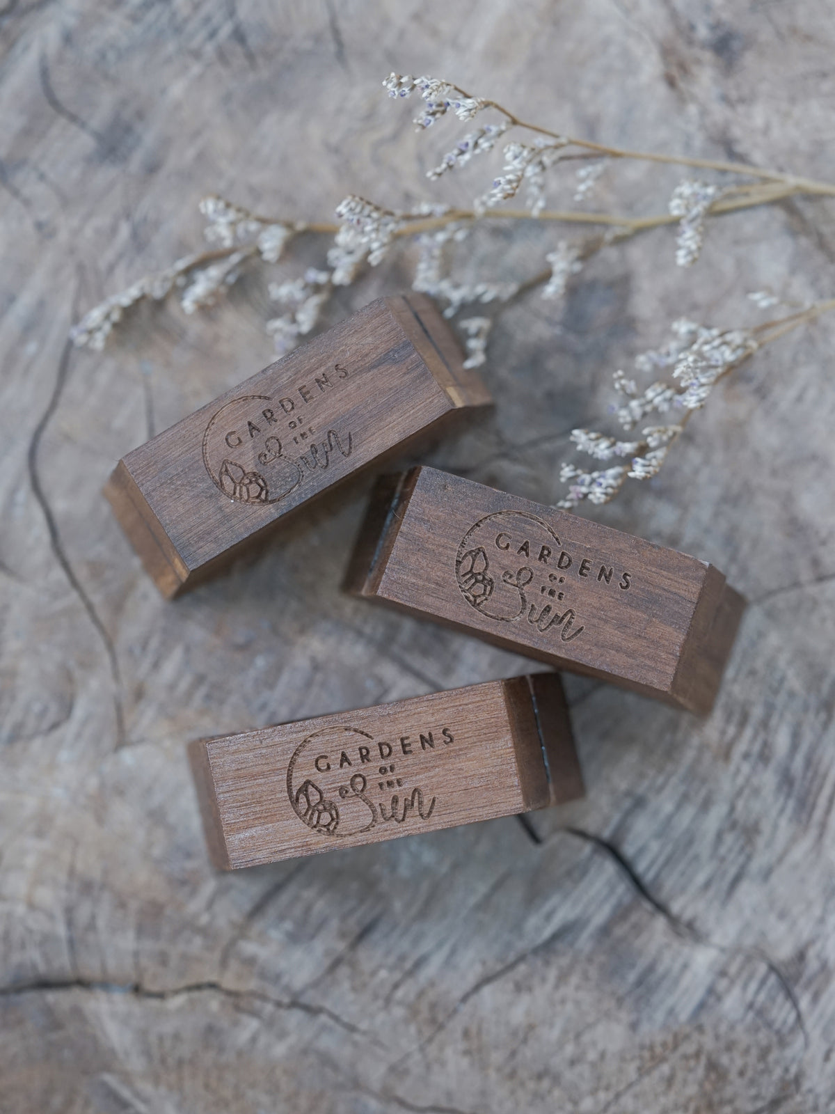 Trapezoid Wooden Ring Box - Gardens of the Sun Jewelry