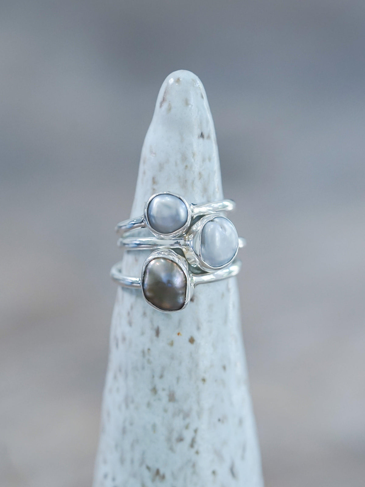 Quirky Pearl Ring - Gardens of the Sun | Ethical Jewelry