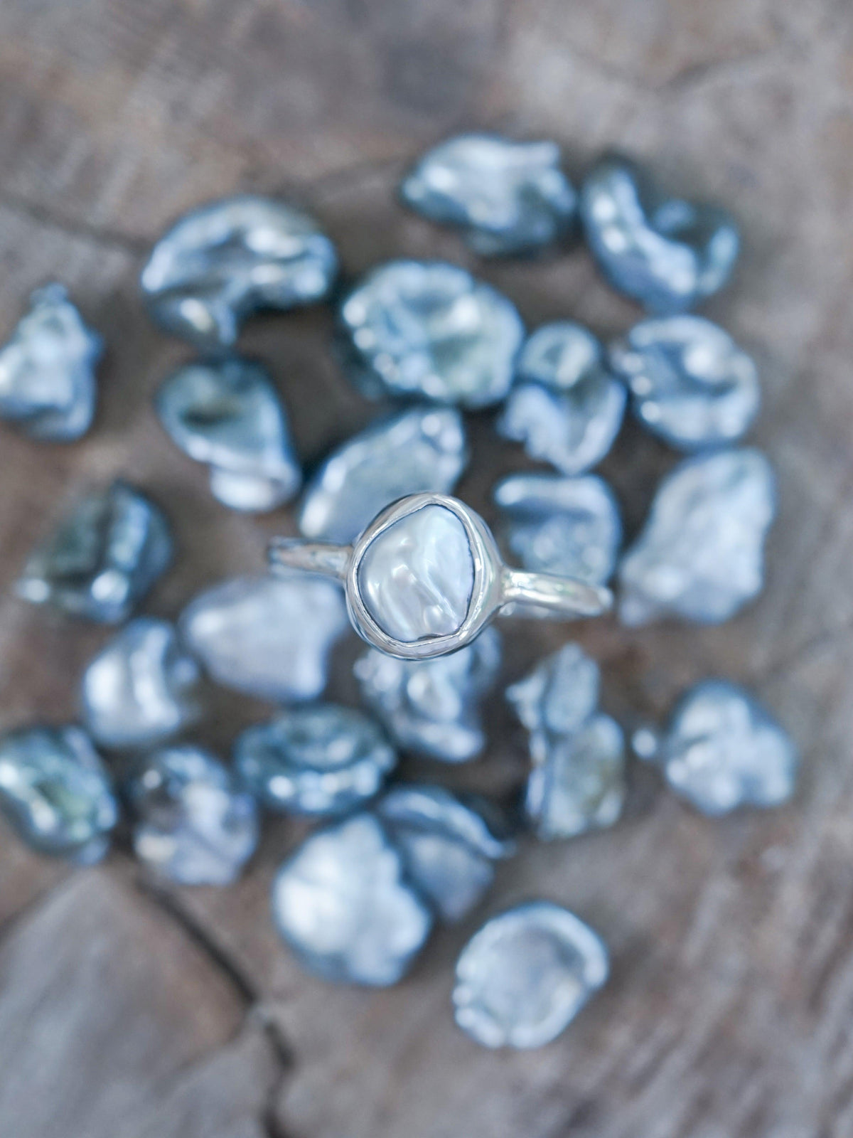 Quirky Pearl Ring - Gardens of the Sun | Ethical Jewelry