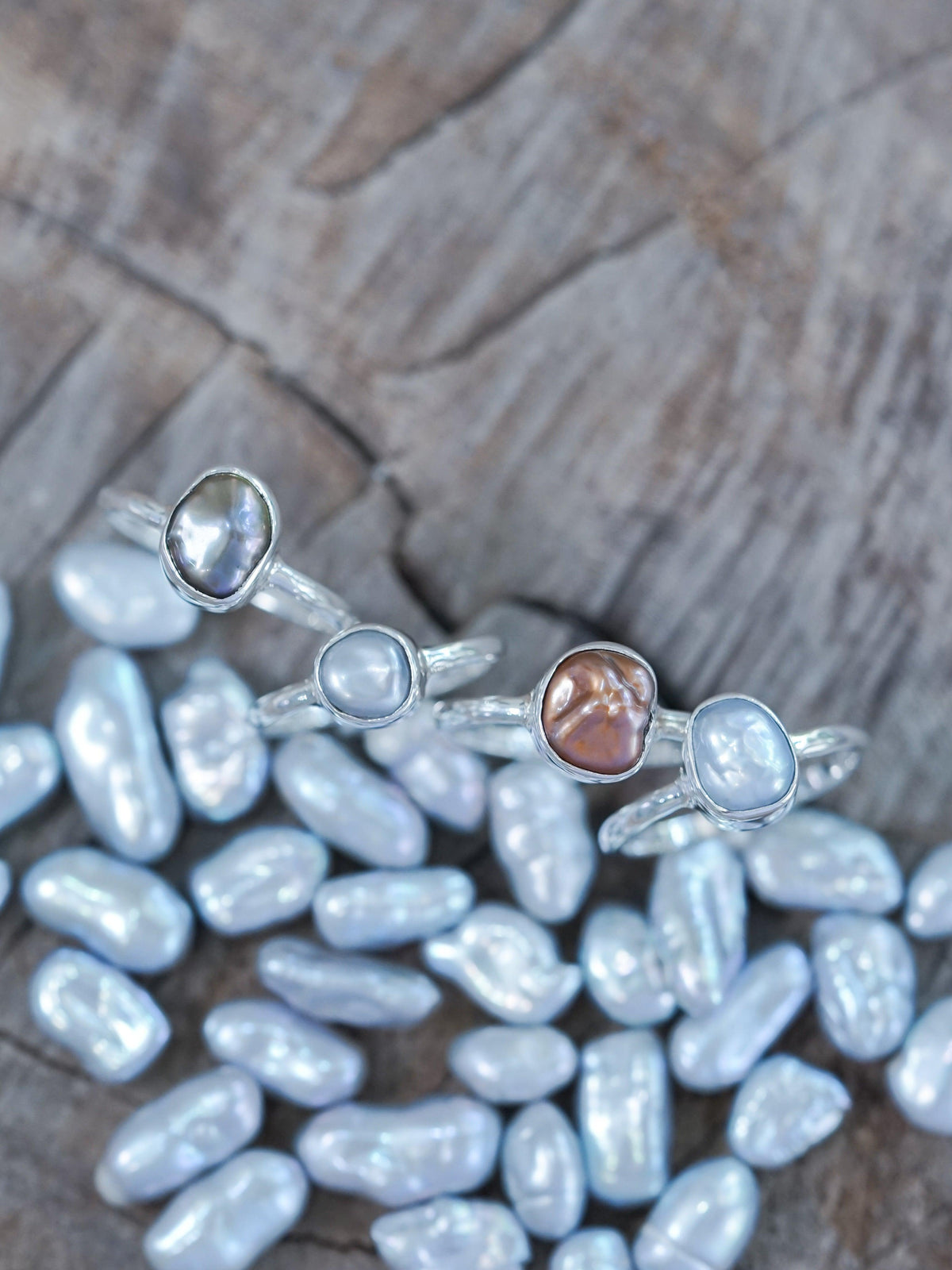 Quirky Pearl Ring - Gardens of the Sun | Ethical Jewelry