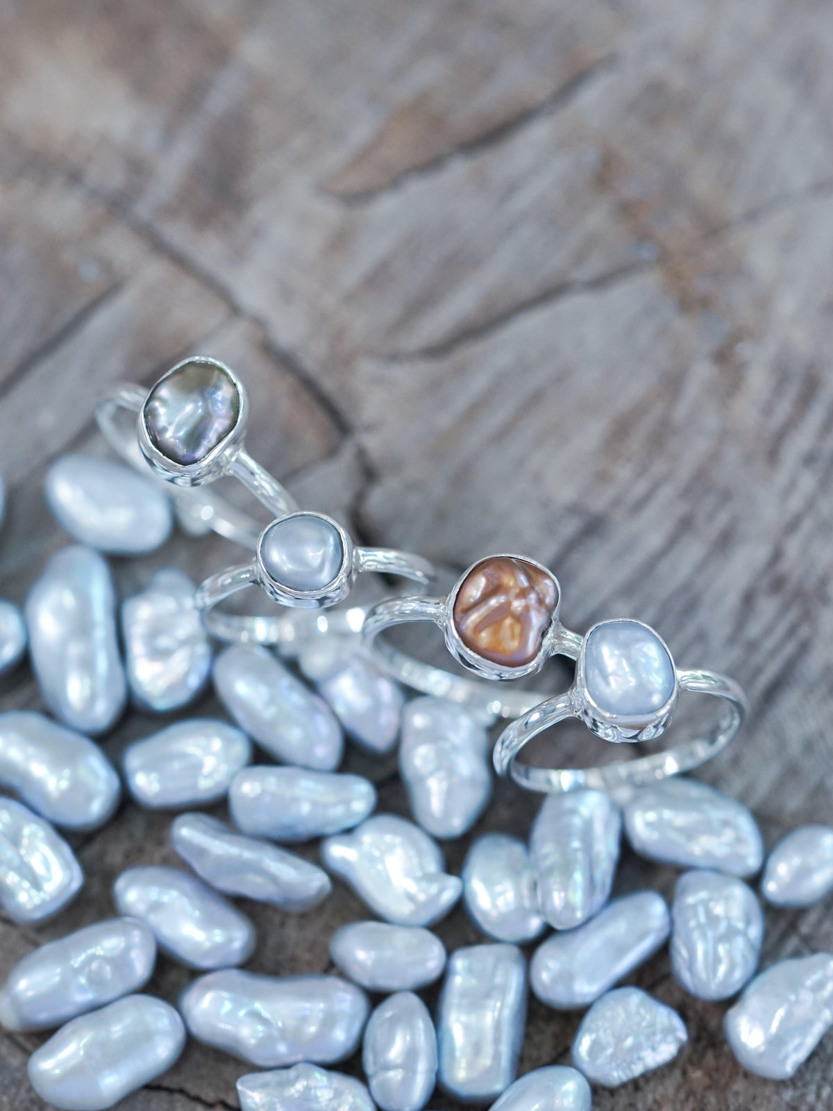 Quirky Pearl Ring - Gardens of the Sun | Ethical Jewelry