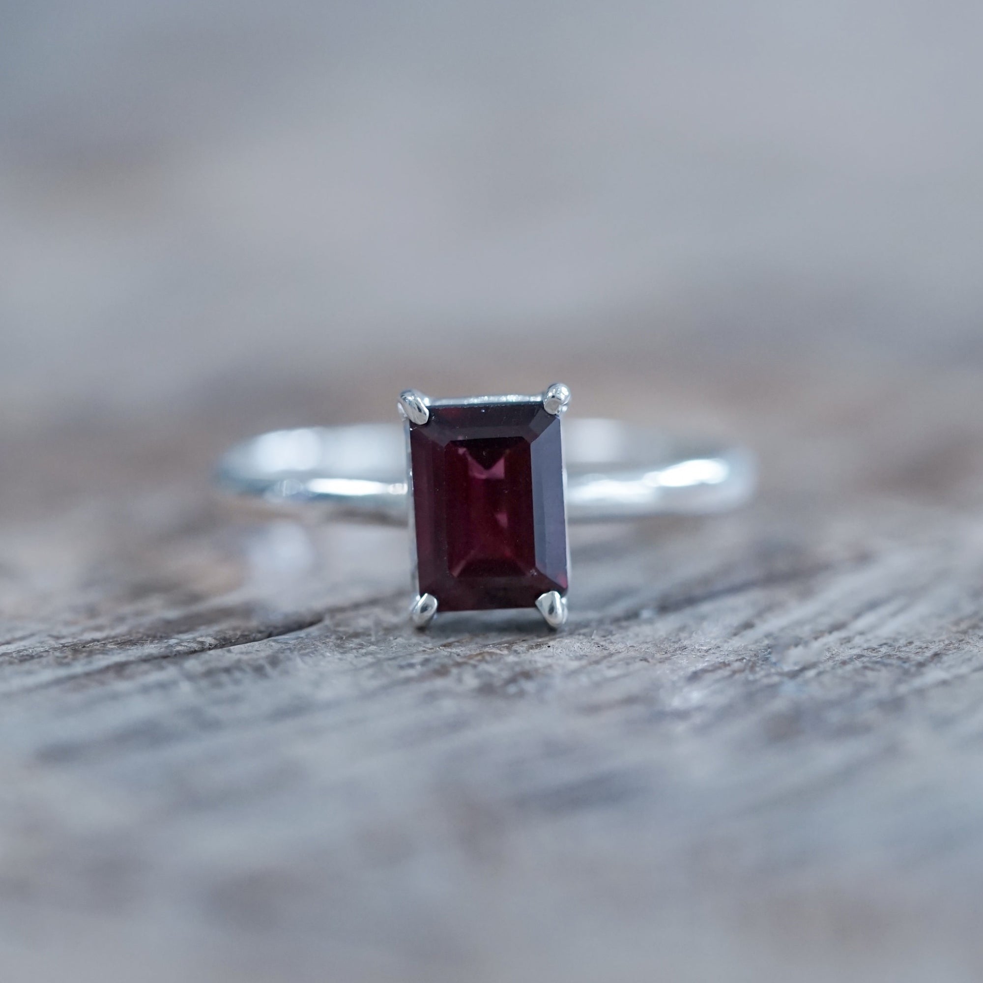 Classic Garnet Ring - Gardens of the Sun | Ethical Jewelry
