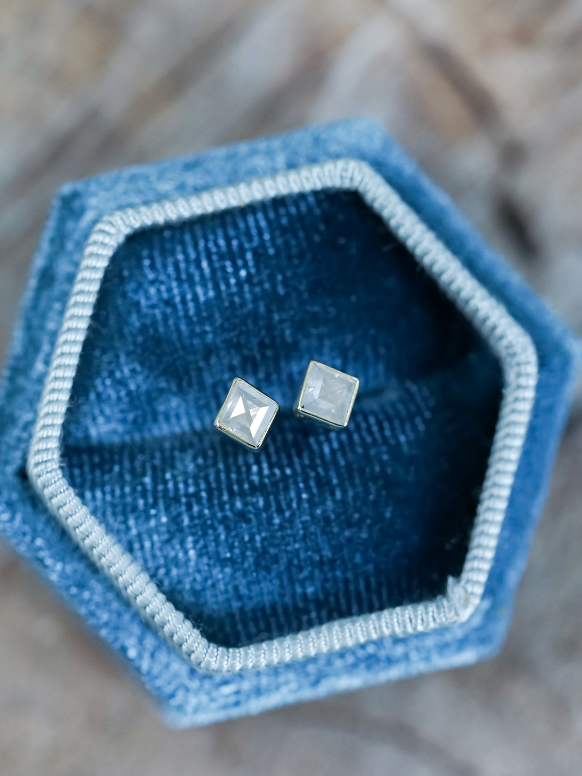 Gray Kite Diamond Earrings in Gold - Gardens of the Sun | Ethical Jewelry