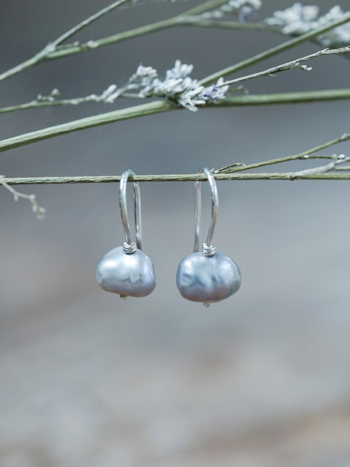 Keshi Pearl Earrings - Gardens of the Sun | Ethical Jewelry