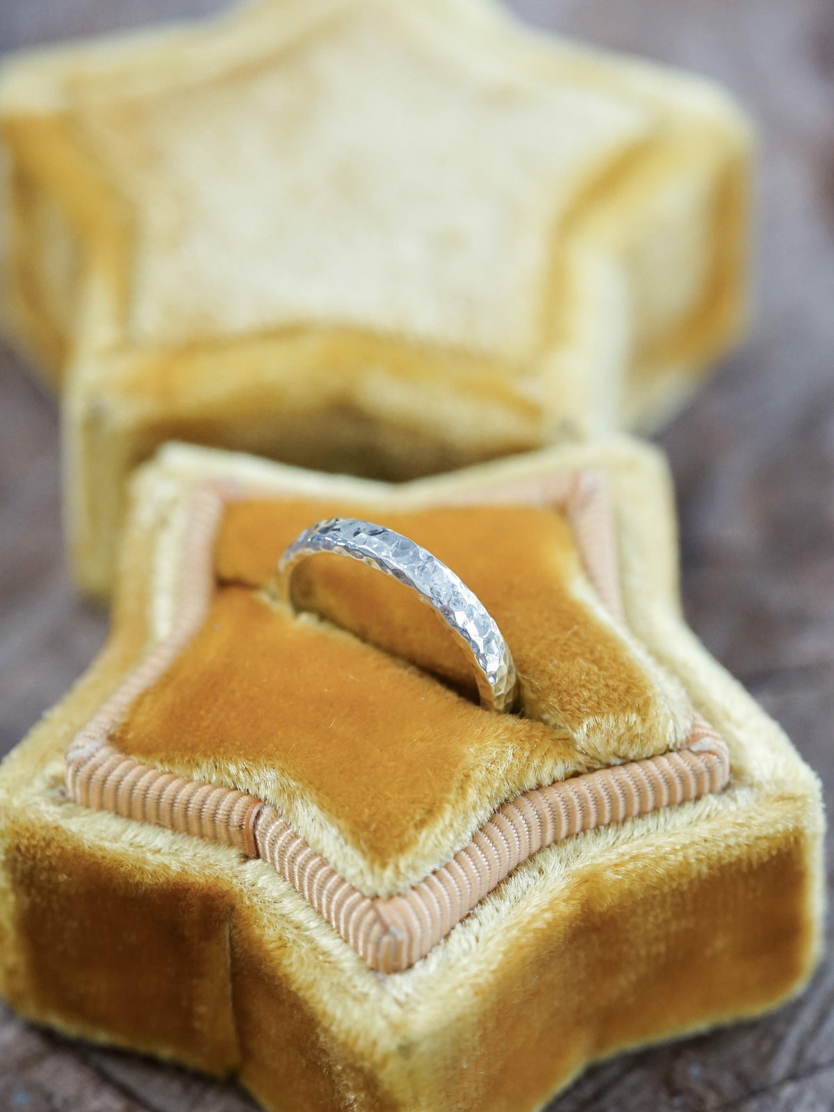 Faceted Wedding Ring in Silver - Gardens of the Sun | Ethical Jewelry