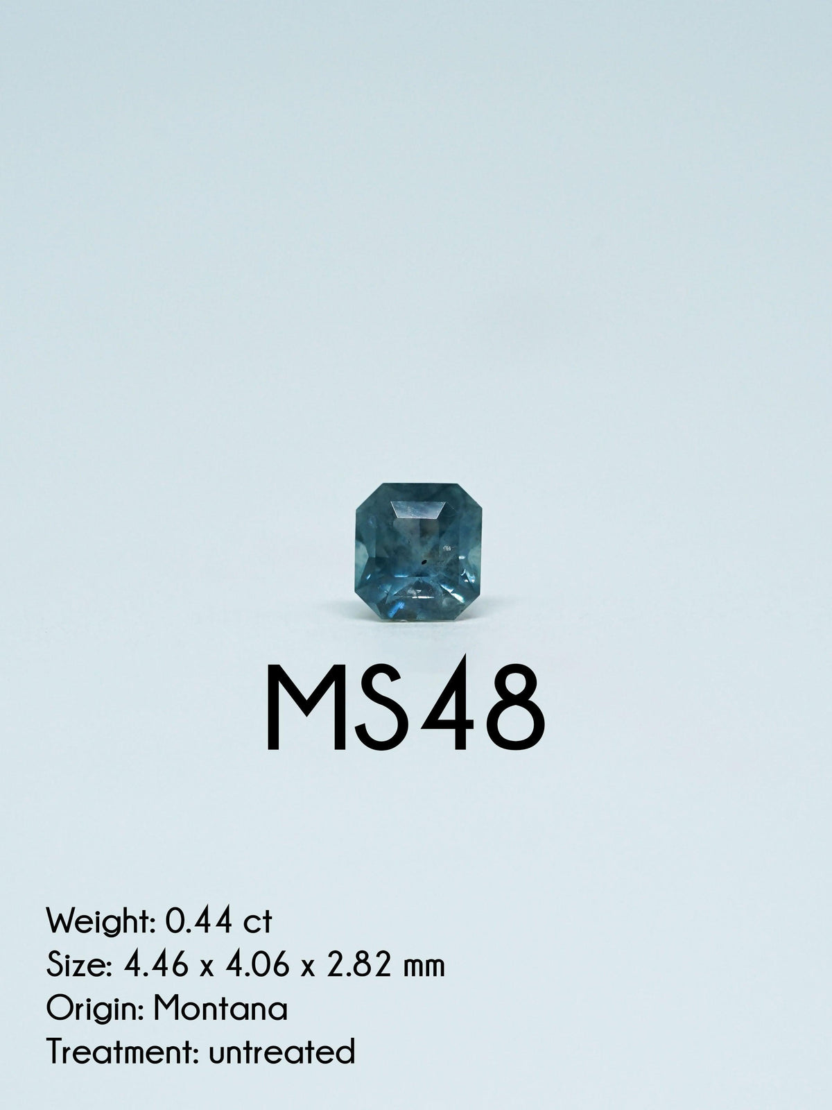 Custom Montana Sapphire Ring in Gold - Gardens of the Sun | Ethical Jewelry