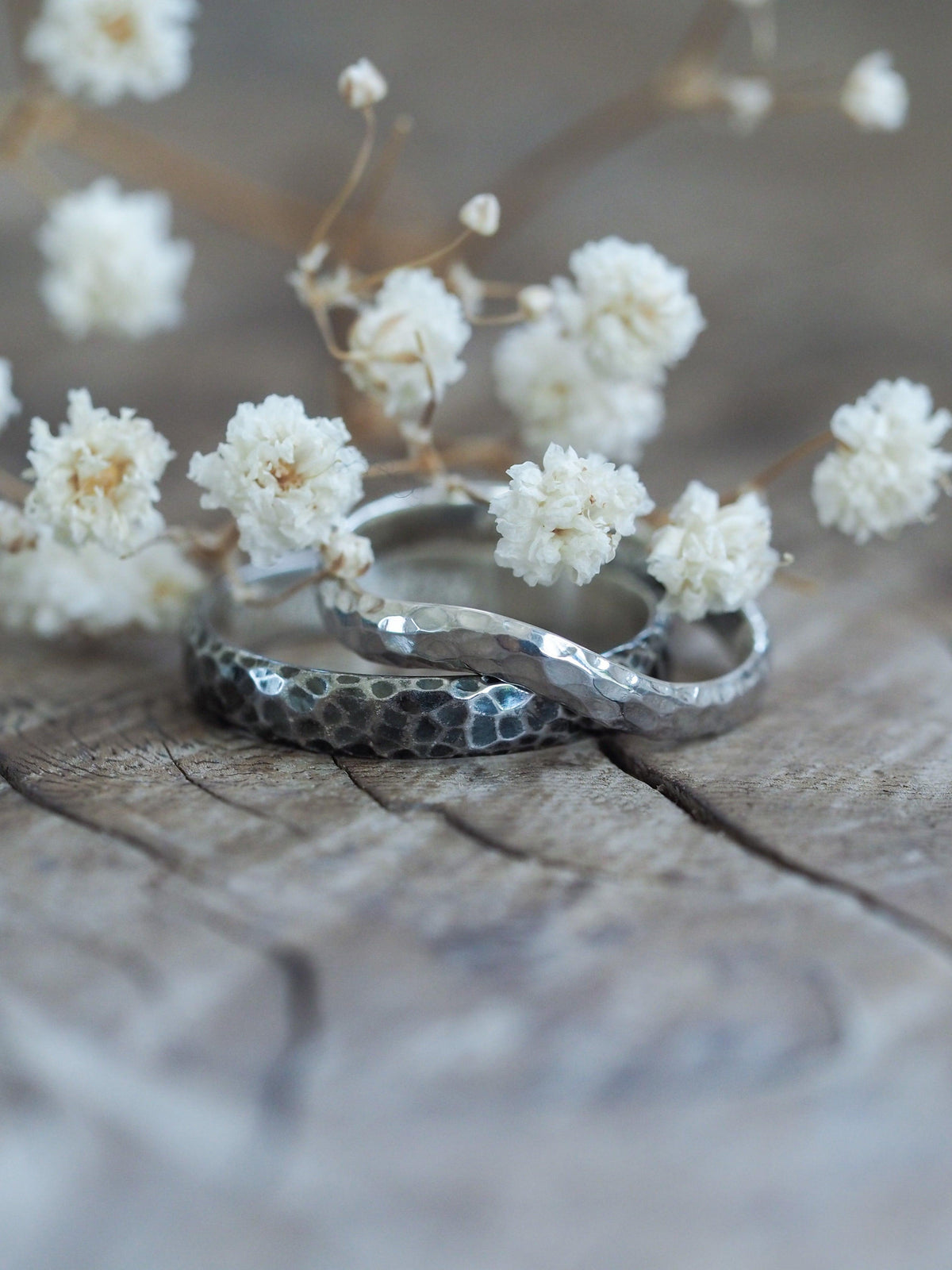 Faceted Wedding Ring in Silver - Gardens of the Sun | Ethical Jewelry