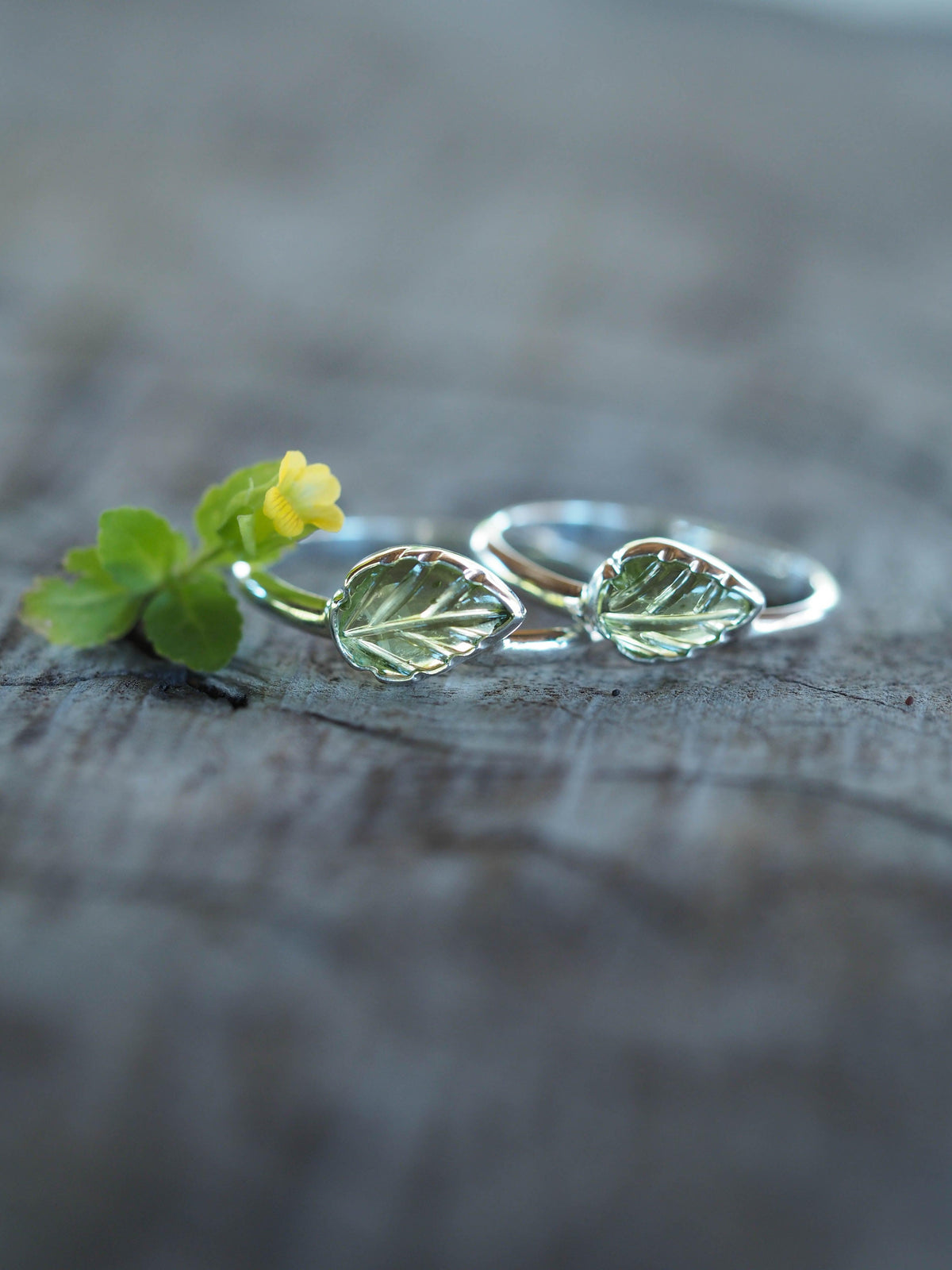 Peridot Leaf Ring - Gardens of the Sun | Ethical Jewelry