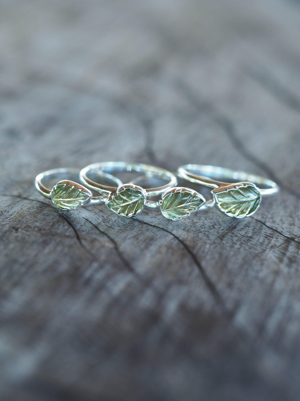 Peridot Leaf Ring - Gardens of the Sun | Ethical Jewelry