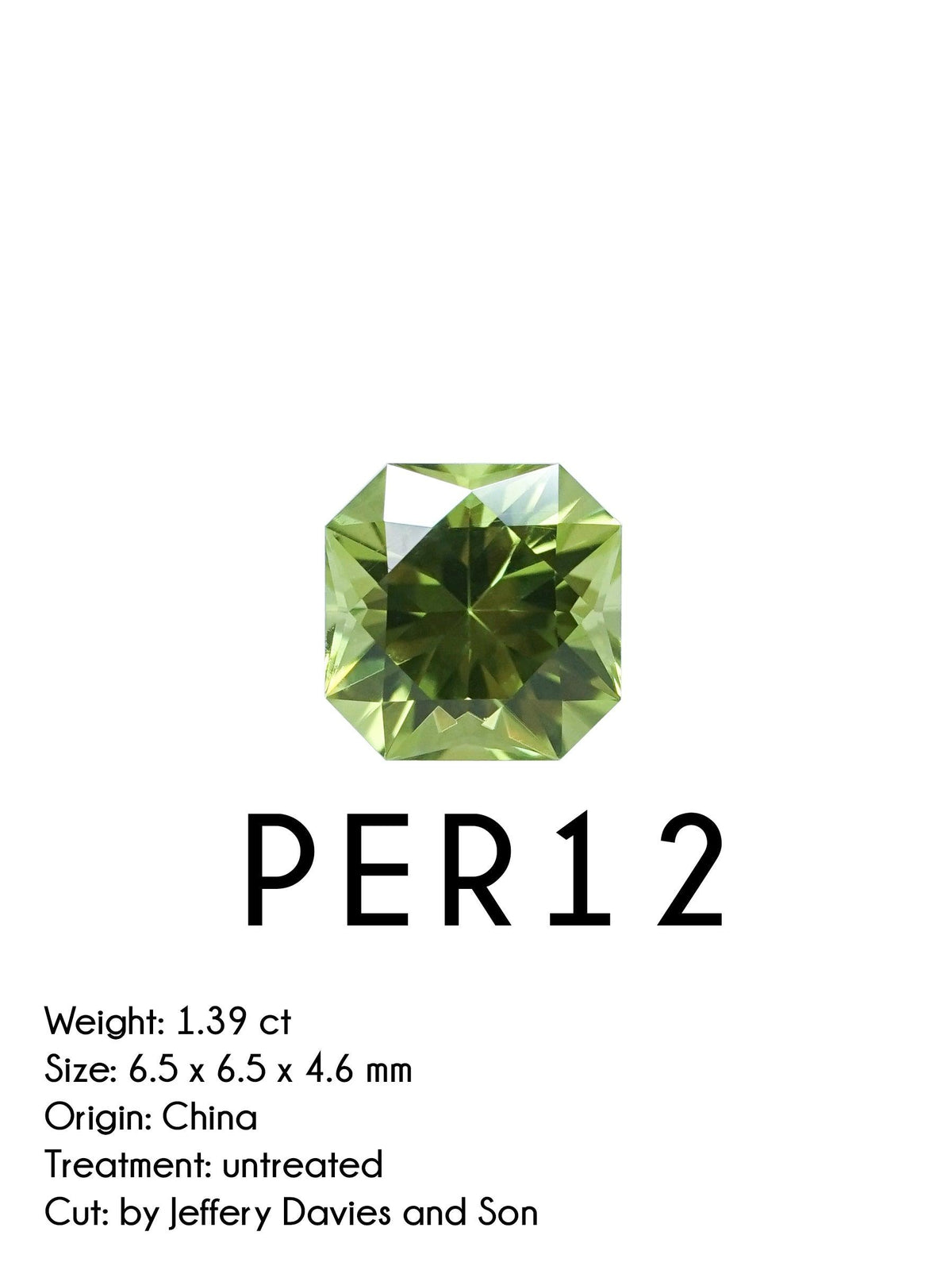 Custom Peridot Ring in Gold - Gardens of the Sun | Ethical Jewelry