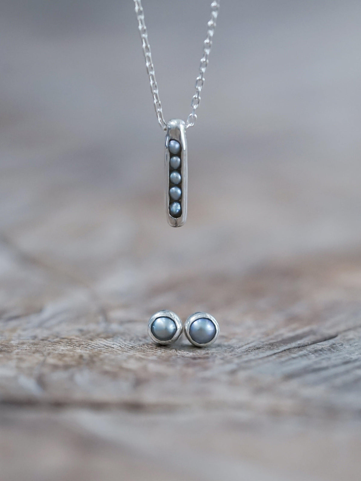 Pearl Button Earrings - Gardens of the Sun | Ethical Jewelry