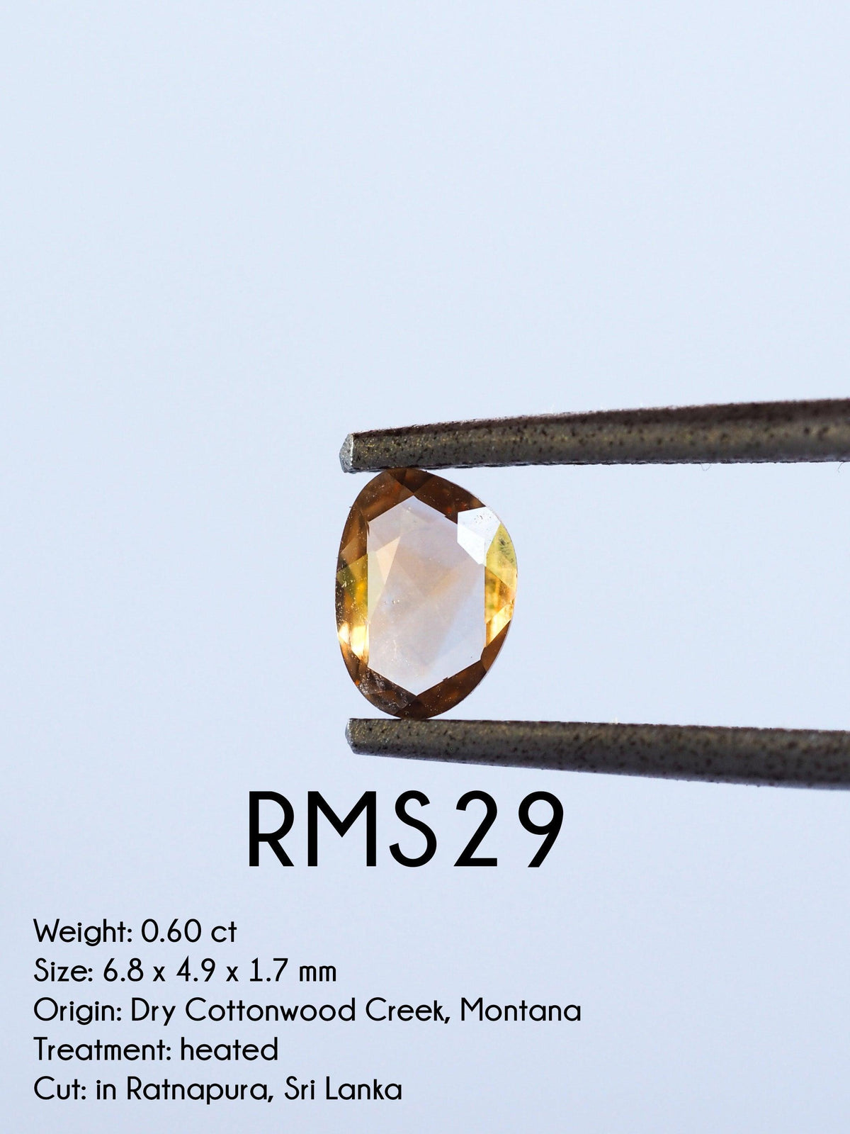 Custom Rose Cut Montana Sapphire Ring in Gold - Gardens of the Sun | Ethical Jewelry