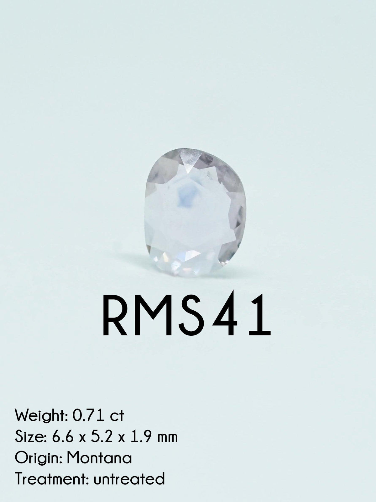 Custom Rose Cut Montana Sapphire Ring in Gold - Gardens of the Sun | Ethical Jewelry